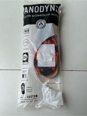 Anodyne Custom Accommodative Inserts Shoe Insoles PDAC A5513 Review Size 8.0 W